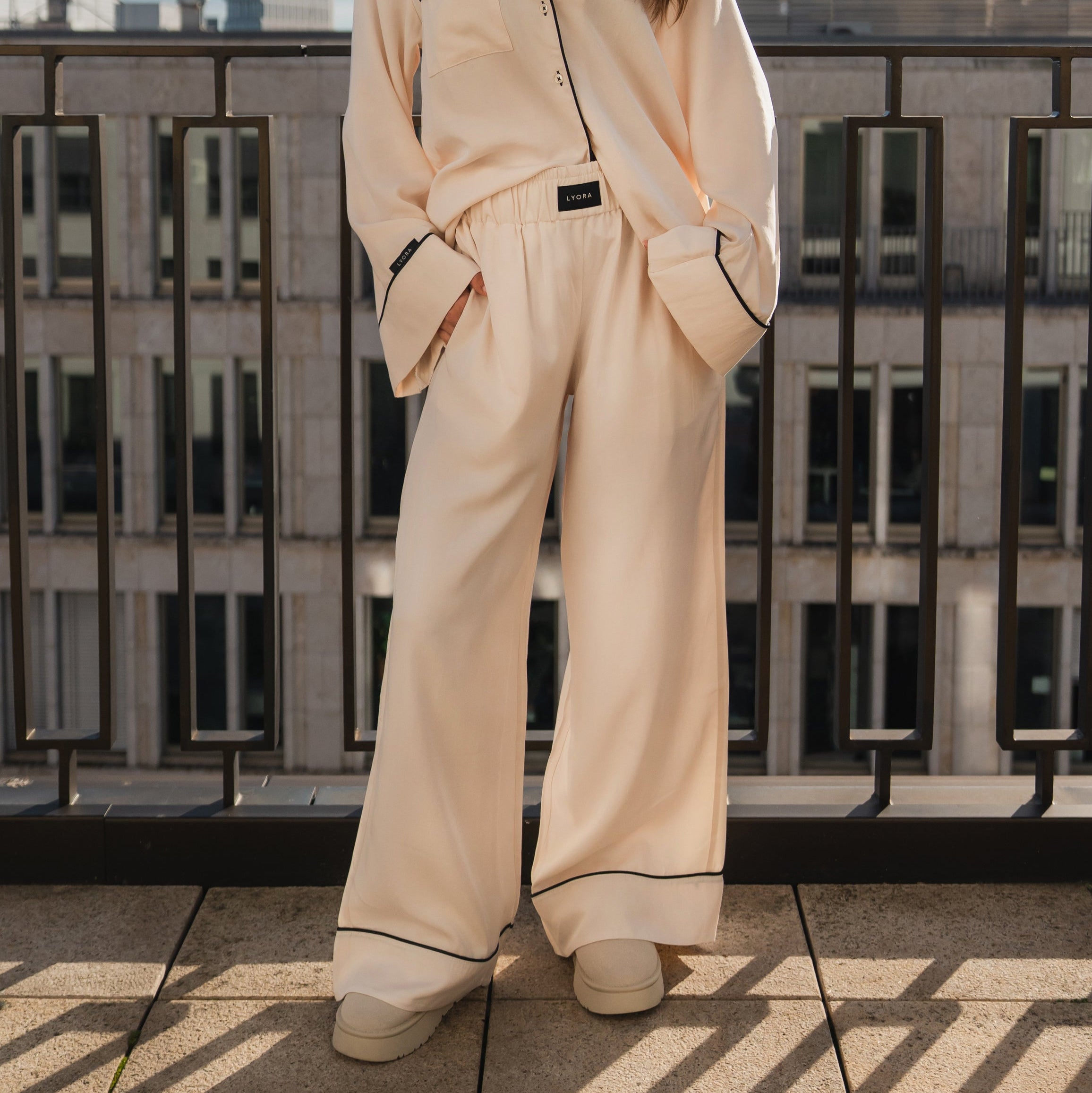 LYORA Pyjama Hose Damen