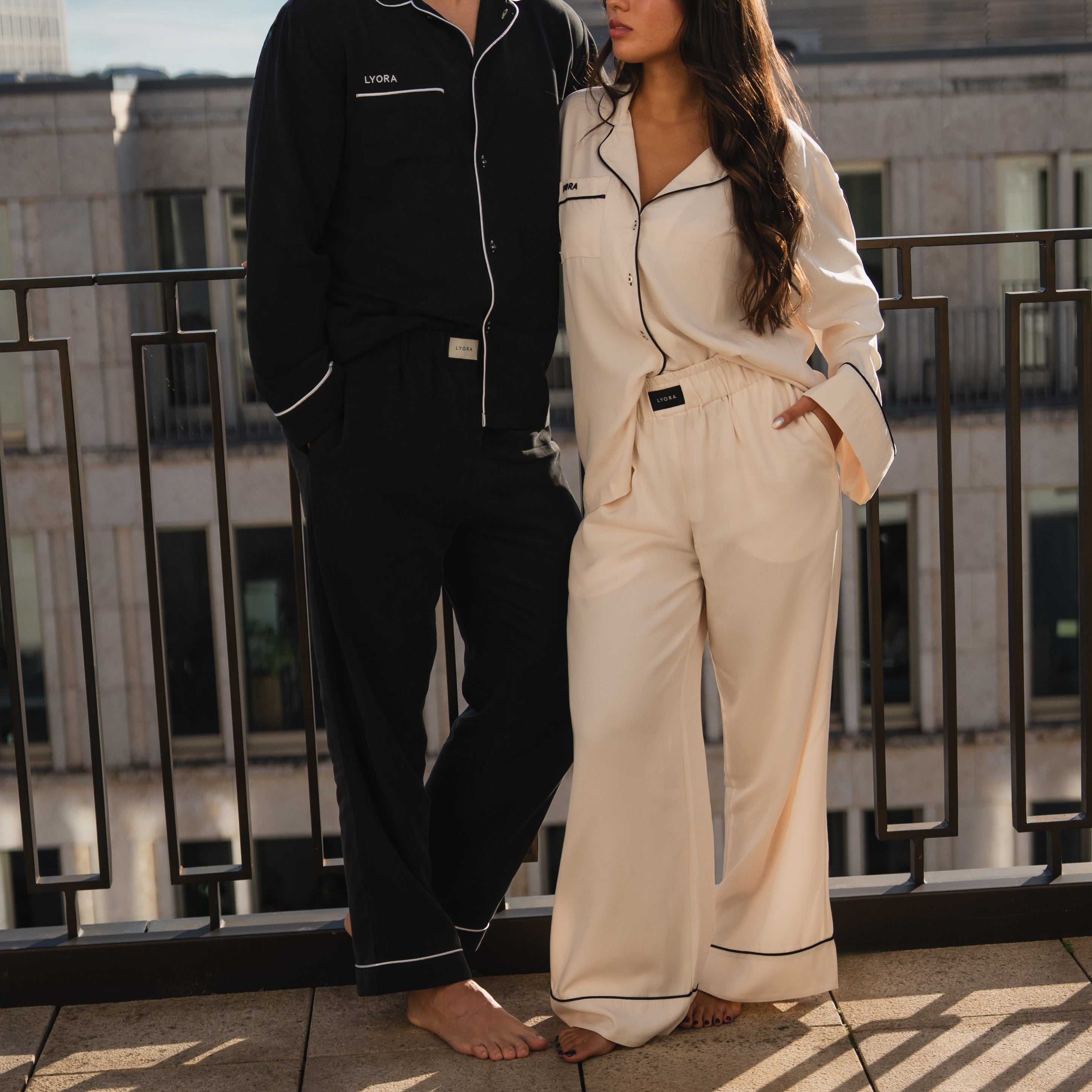 LYORA Pyjama Hose Damen