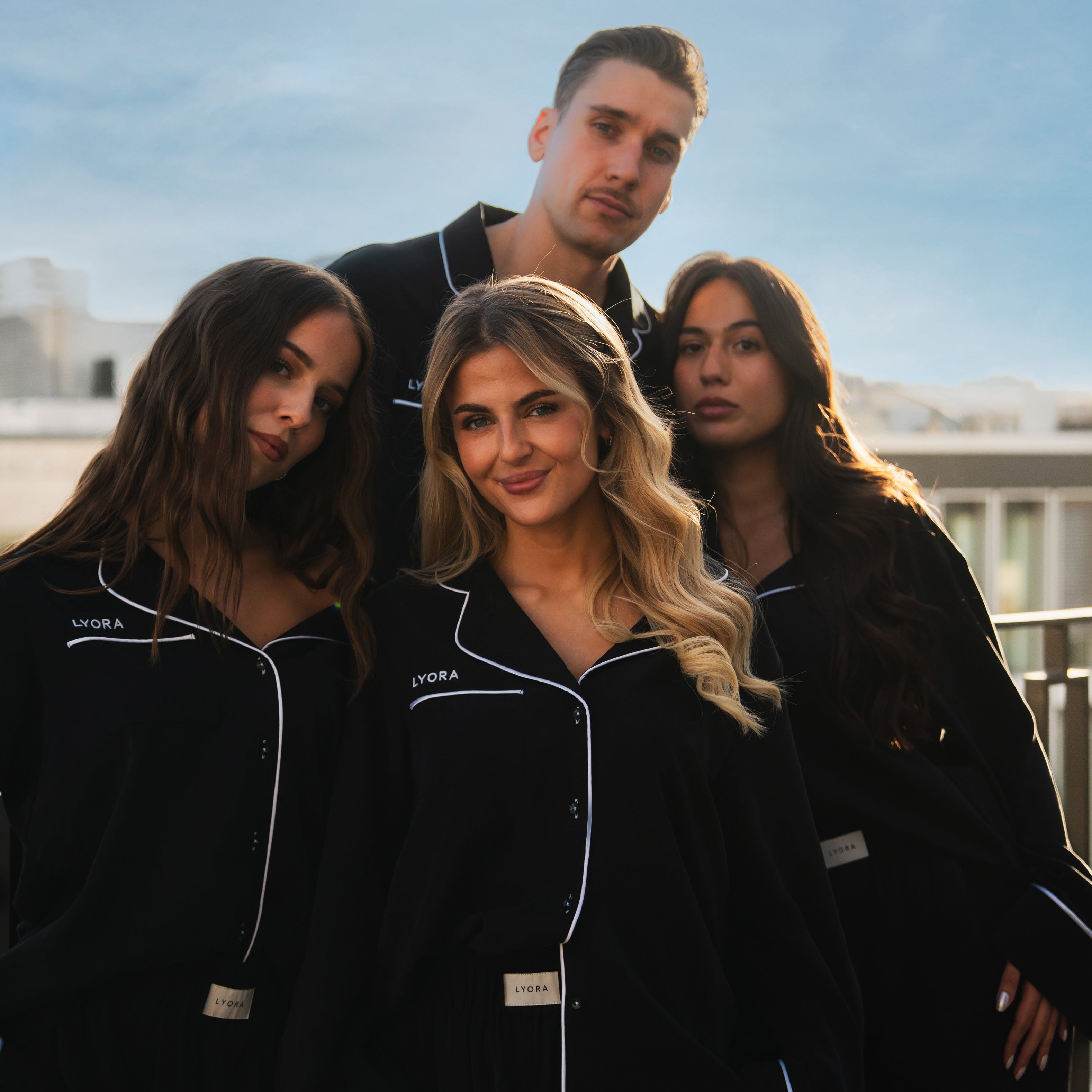 LYORA Pyjama Oberteil Damen